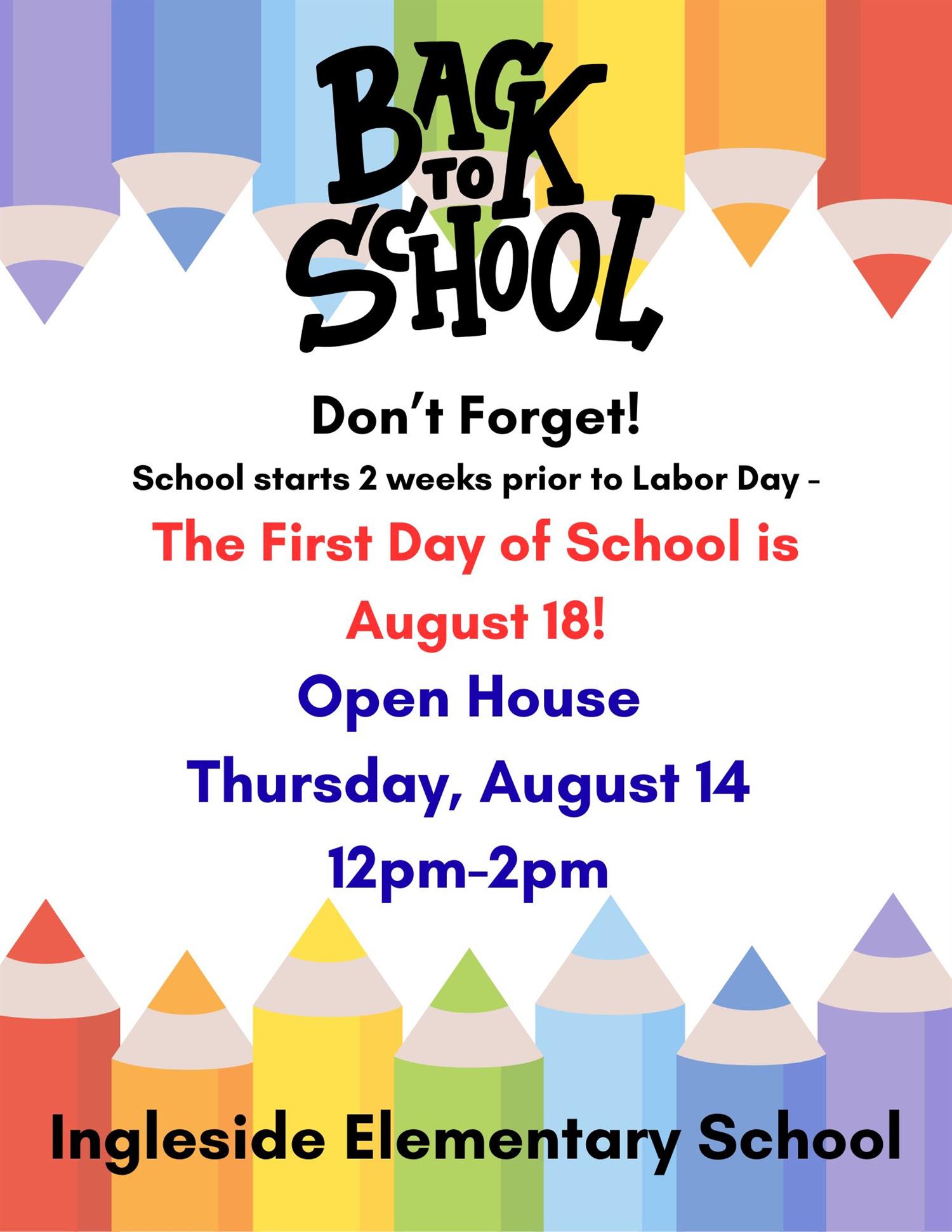 First Day of School